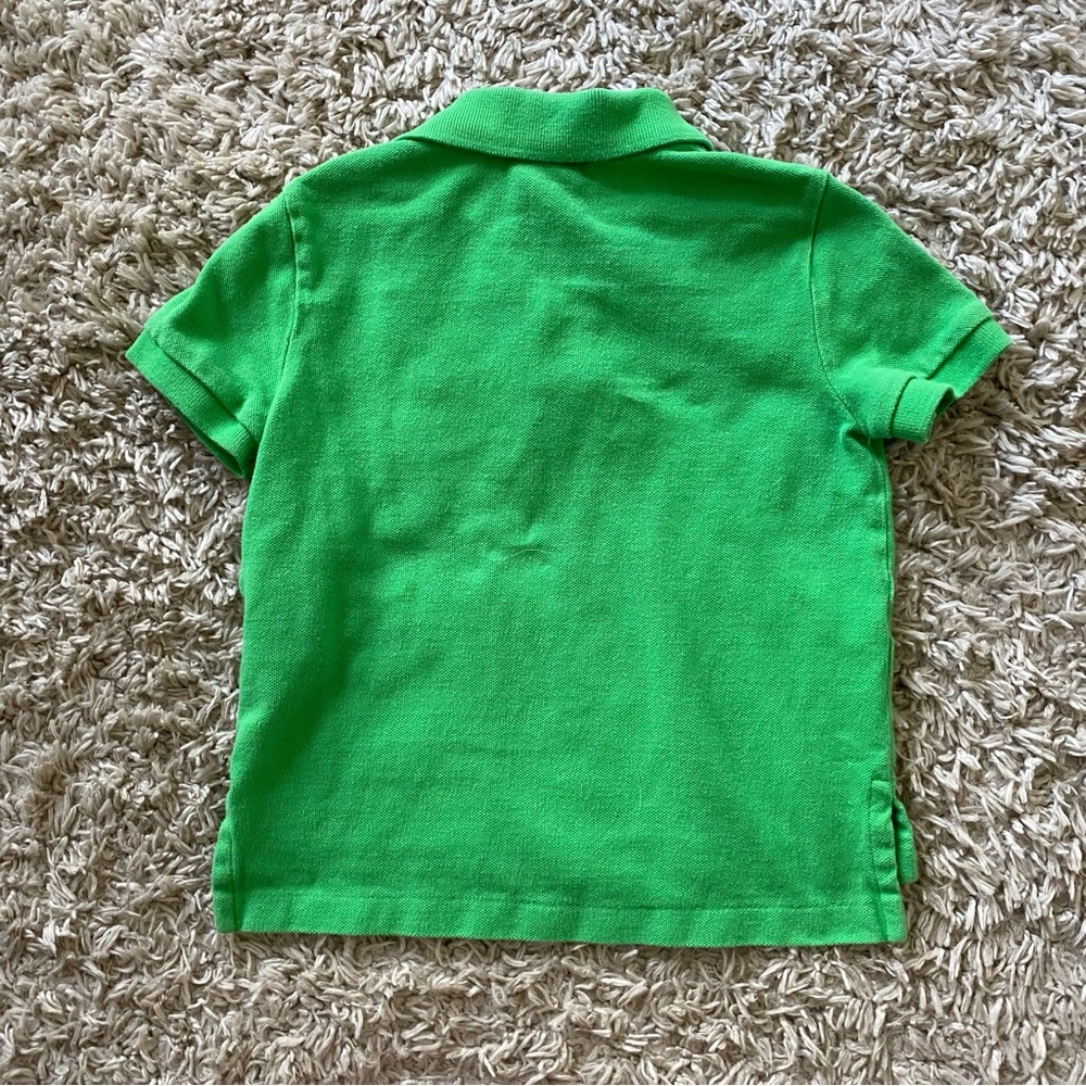 Ralph Lauren Kids Bright Green Polo Shirt - Picture 4 of 5